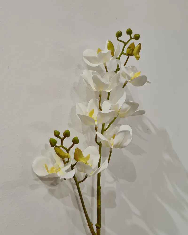Artificial Flower Orchid White #51842