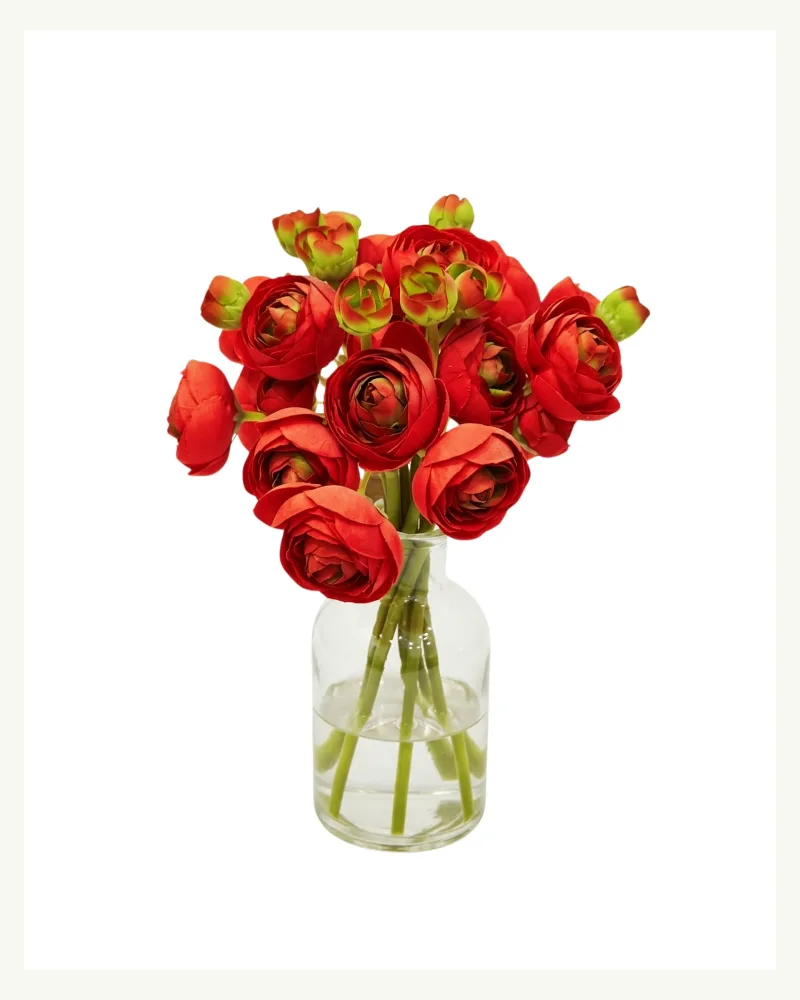 rtificial Ranaculas Plant Red #4551