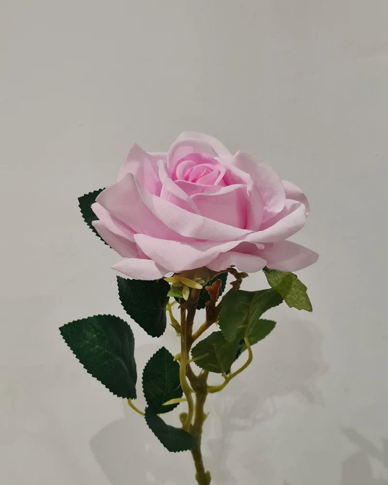 Artificial Flower Rose Pink #50778