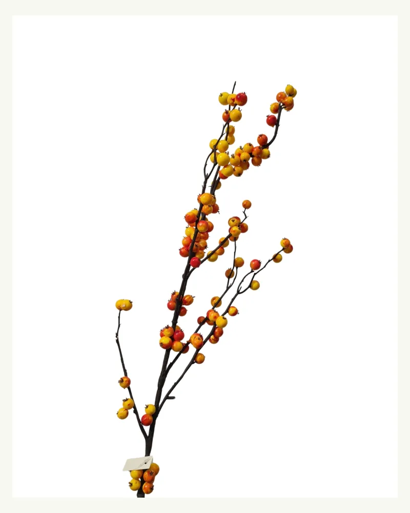 Artificial Ilex Orange #50729