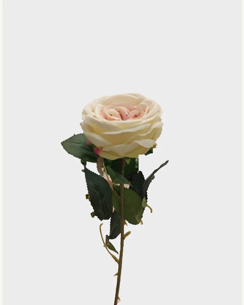 Artificial Flower Rose Cream #50650