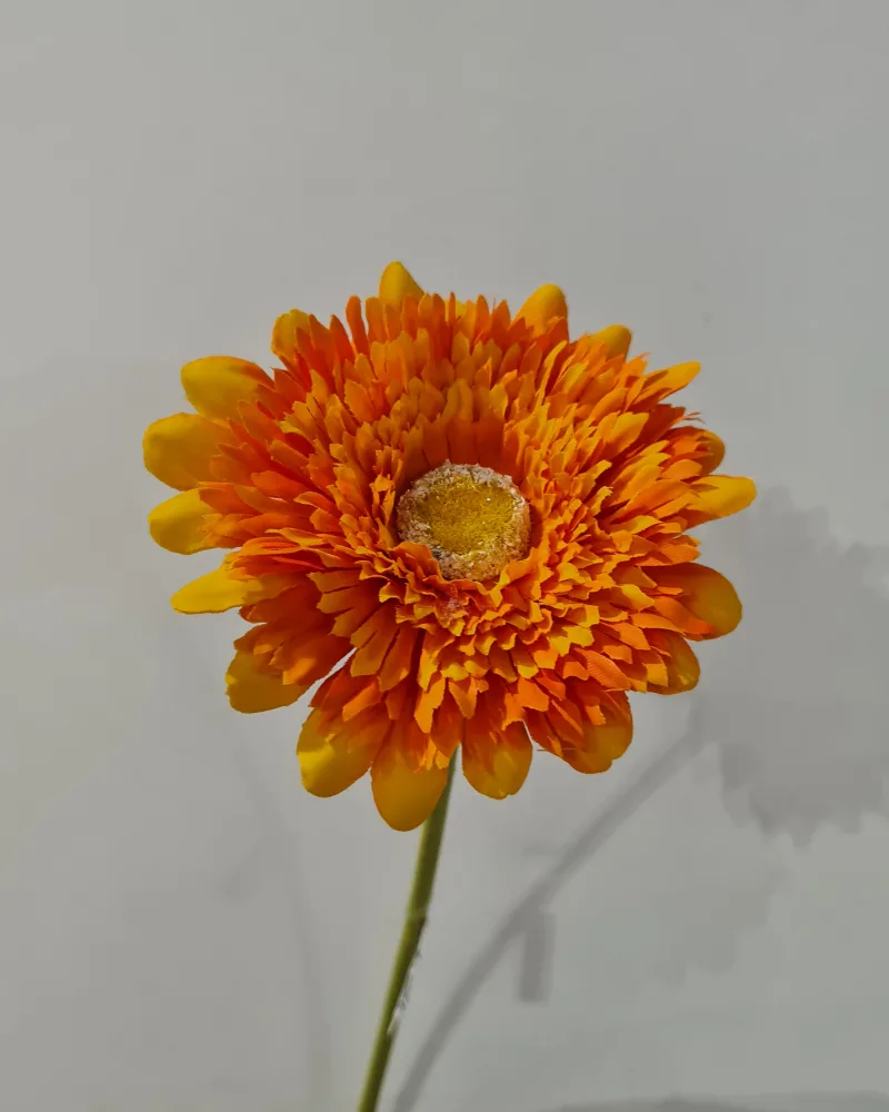 Artificial Flower Gerbera Orange shade #50571