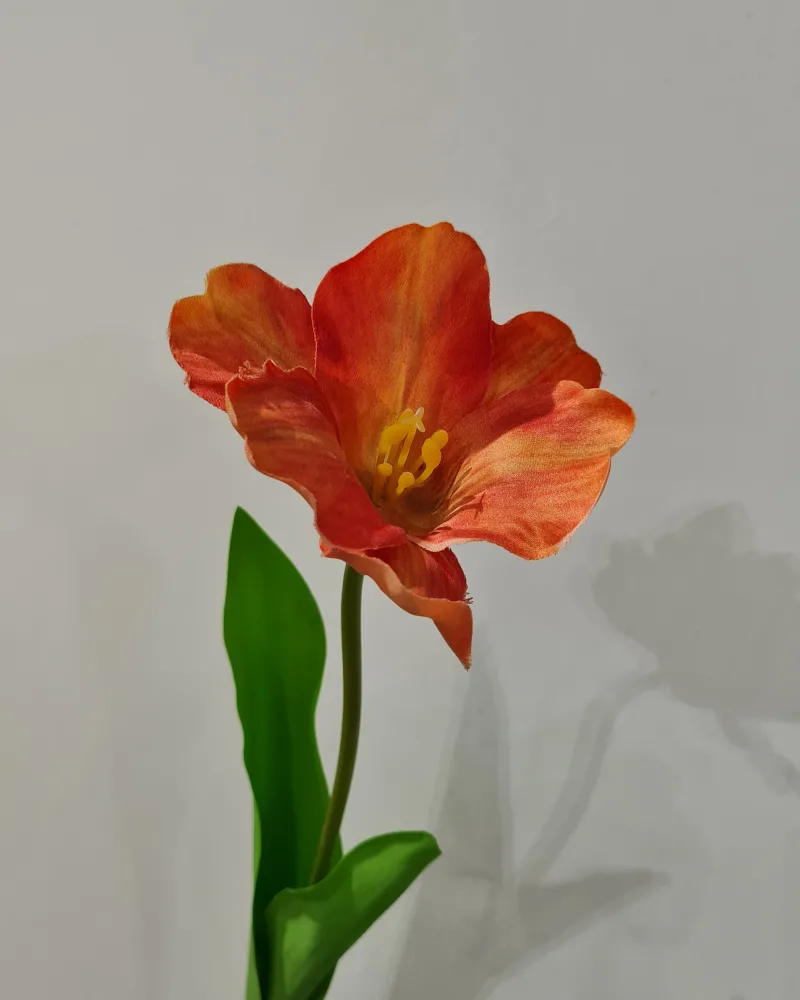 Artificial Flower Tulip Orange #50571