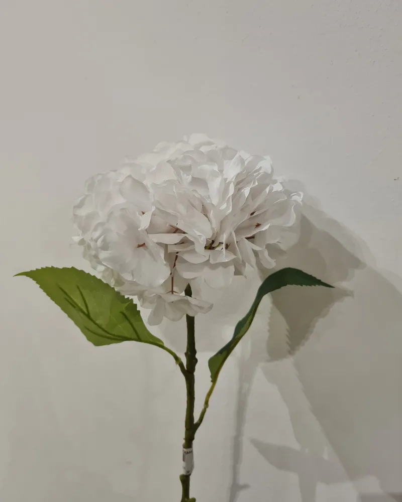 Artificial Flower Hydrangea White #50780