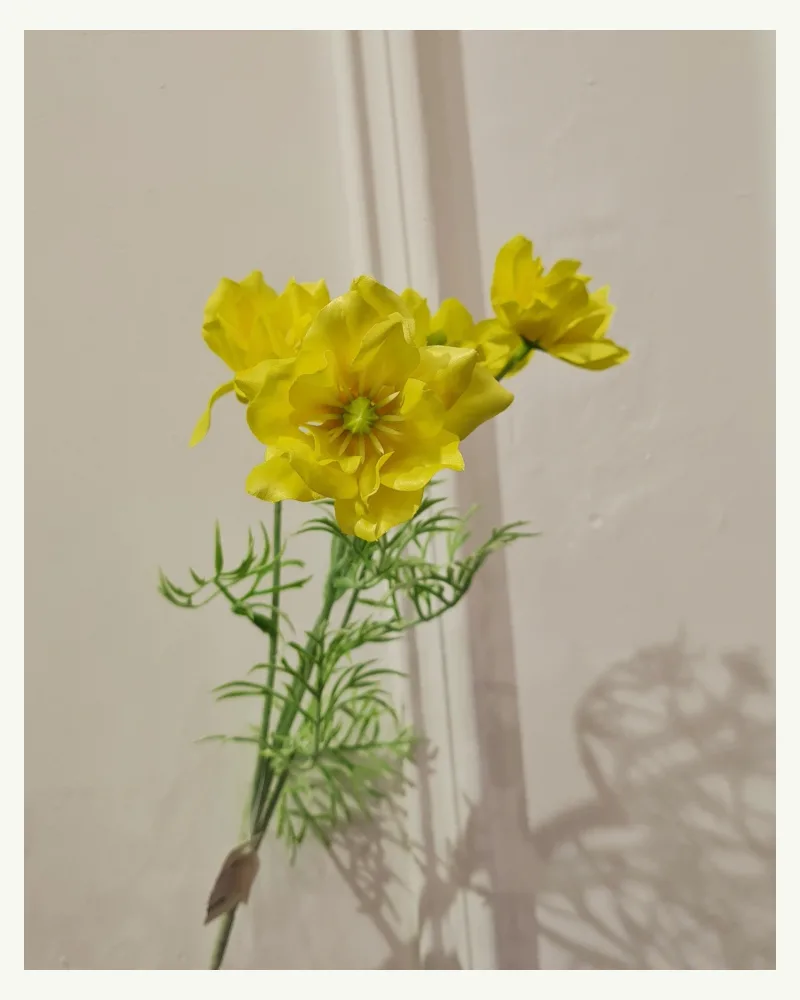 Artificial Flower Yellow #4676