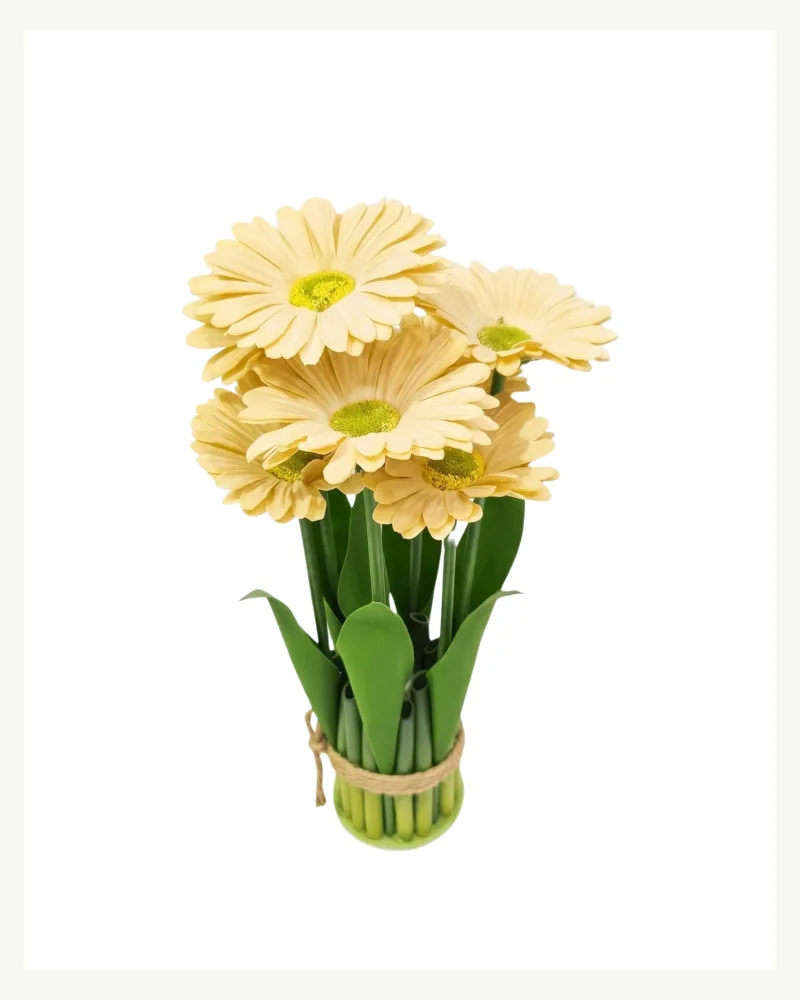 Artificial Gerbera Plant Peach #4550